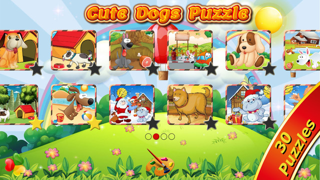 Cute Dogs Jigsaw Puzzles for Kids and Toddlers Lite - Preschool Learning by Tiltan Games