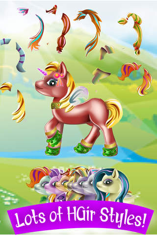 Pony Fashion - Dress Up Salon Maker and Baby Makeover For Girls screenshot 3