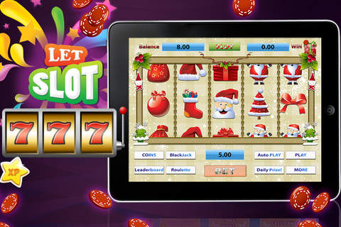 Red Lucky Santa Claus - Amazing Free Slots For Christmas screenshot 3