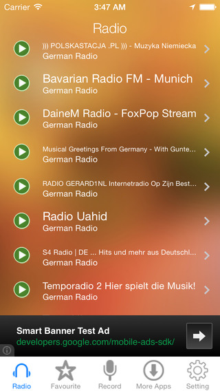 German Radio Recorder