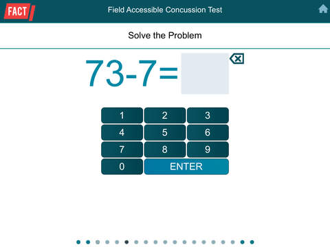 FACT - Field Accessible Concussion Test 2014 screenshot 2