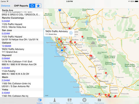 【免費交通運輸App】California Road Report-APP點子