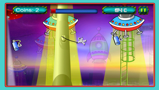 【免費遊戲App】Alien Abduction : A Spaceman swinging for his life in dark galaxy PRO-APP點子