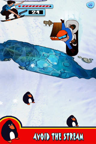 Risky Snowboarding Trail Stunt - Ultimate Downhill Extreme Mountain Party screenshot 2
