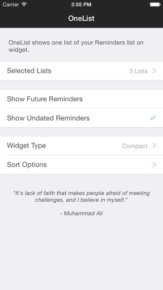 【免費生產應用App】OneList - Reminders Widget for 1 List-APP點子