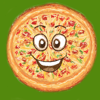 Pizzas vs. Burgers LOGO-APP點子