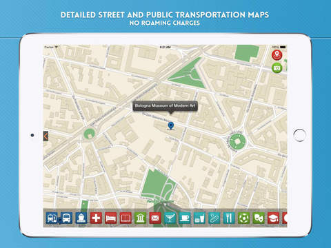 【免費旅遊App】Bologna Travel Guide with Offline City Street Maps-APP點子