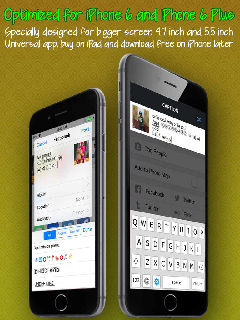 App Shopper Font Keyboard ™ native keyboard extension for iOS 8