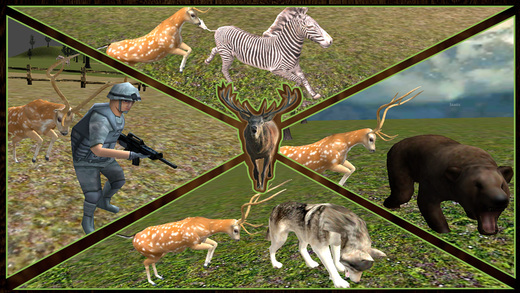 Wild Deer Revenge Simulator 3D – Control the crazy stag smash the animals