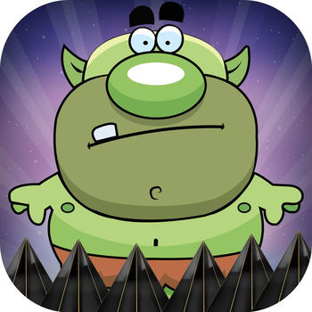 Hobbit Blitz: Don't touch the black spikes!- Free LOGO-APP點子