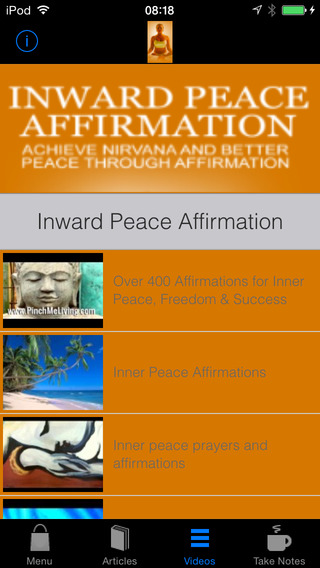Inward Peace Affirmation:Learn how to Affirm yourself to Inner Peace