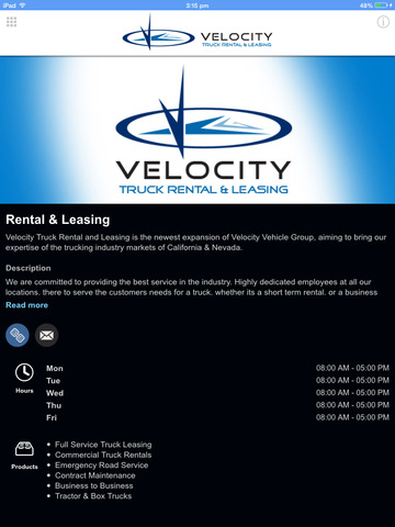 免費下載商業APP|Velocity Truck Rental & Lease app開箱文|APP開箱王