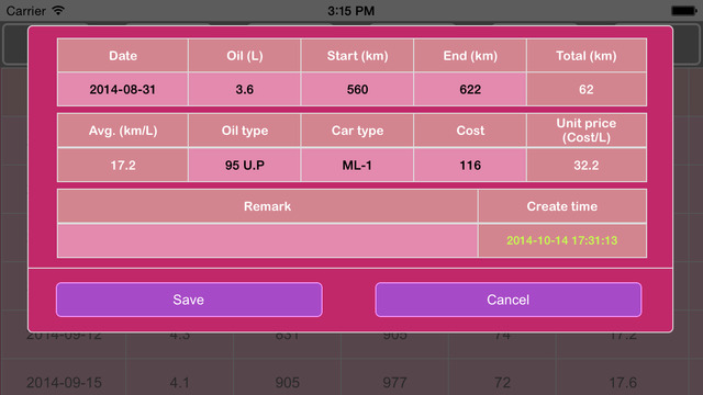 【免費旅遊App】TC Fuel consumption Record-APP點子