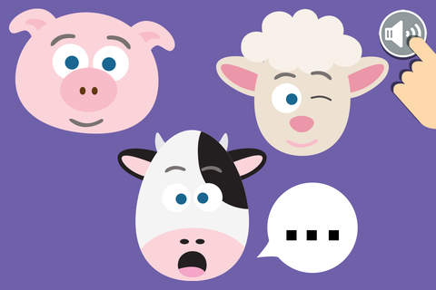Play with Farm Animals Cartoon - Pro Sound Game for preschoolers screenshot 4