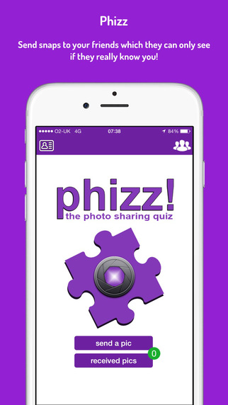 Phizz - The photo sharing quiz app