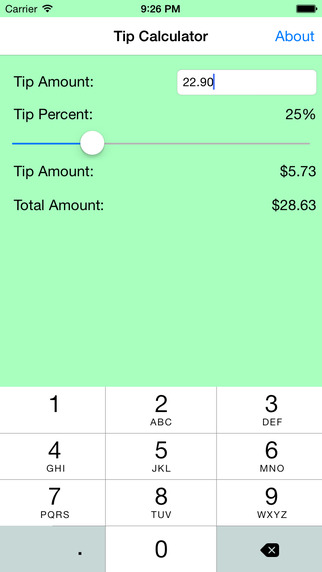 Tip Calculator 2014