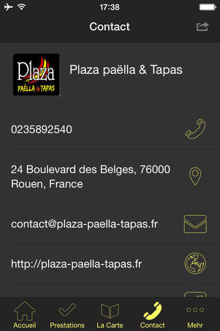 Plaza Paëlla Tapas screenshot 4