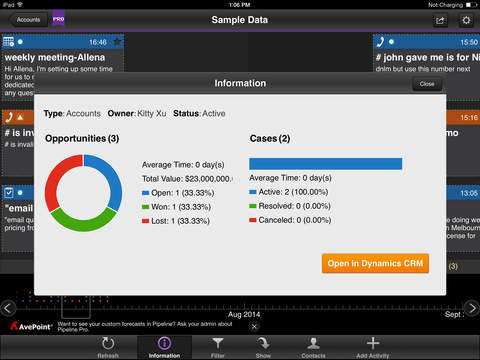 【免費商業App】AvePoint Timeline for CRM-APP點子