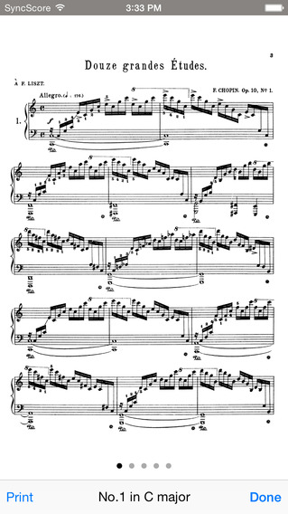 【免費音樂App】Chopin Études - SyncScore-APP點子