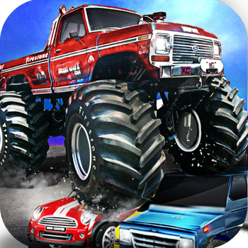 Monster Truck Car Crusher ( Realistic 3D Offroad track and Lorry Parking 'Driving Test' Free Racing Simulator Game ) 遊戲 App LOGO-APP開箱王