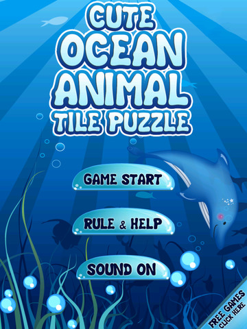 【免費遊戲App】Cute Ocean Animal Tile Puzzle PAID-APP點子