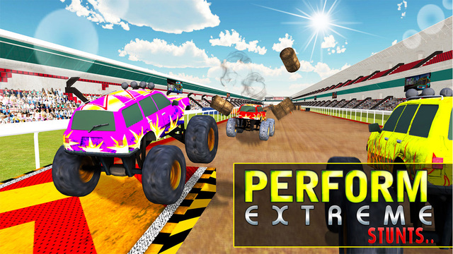 Monster Truck Racing Simulator 3D - Extreme Stunt Driving game