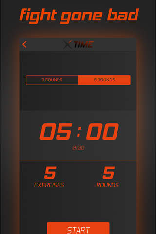 XTIME // Fitness Timer for iPhone screenshot 3