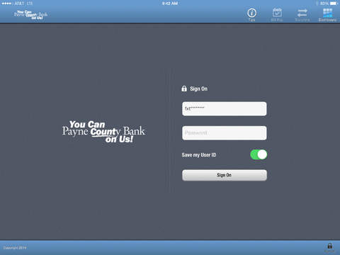 Payne County Bank iPad Version