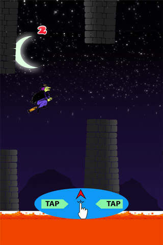 Flappy Witch - FREE screenshot 2