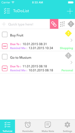 【免費生產應用App】Ribbons (To Do / Reminder / Notes)-APP點子