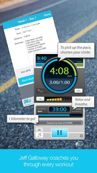 【免費健康App】Marathon with Jeff Galloway-APP點子