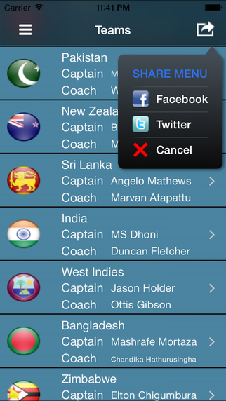 【免費運動App】Live Cricket Matches - Full Score Card of Odi T20 Test Match-APP點子