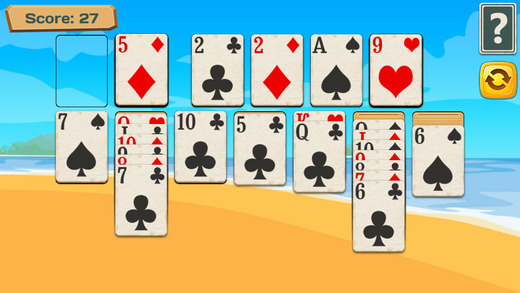 【免費遊戲App】Beach Solitaire HD Pro-APP點子