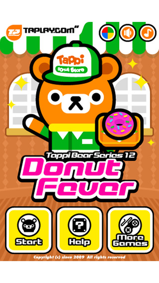 【免費遊戲App】Donut Fever - Tappi Bear-APP點子