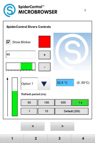 SpiderControl MicroBrowserLite screenshot 2