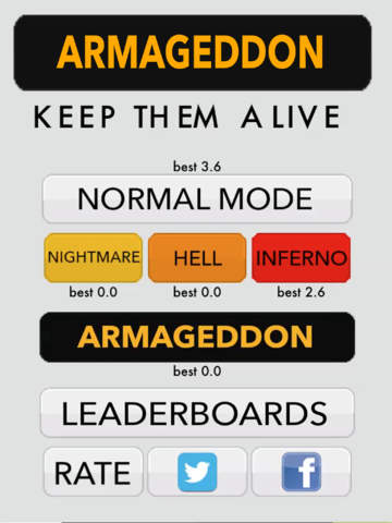 【免費遊戲App】KEEP THEM ALIVE ARMAGEDDON - 10 Runners 10 Fingers-APP點子