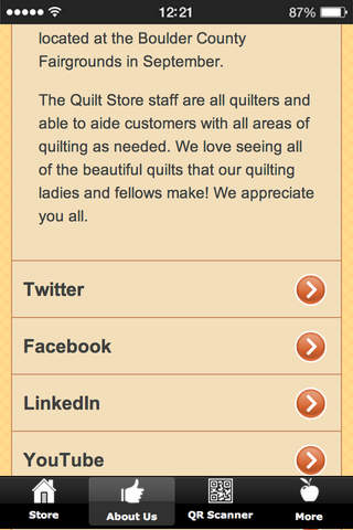 The Quilt Store screenshot 2