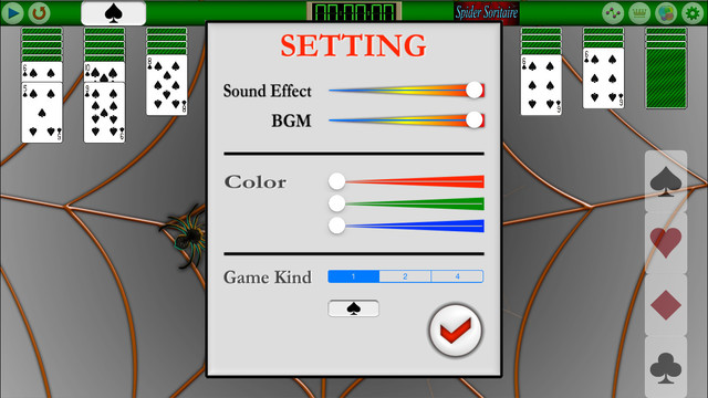 【免費遊戲App】Touch Spider Soritaire PVD-APP點子