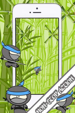 Ninja escape up - bamboo adventure screenshot 2