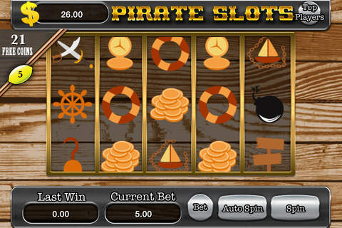 *21* Aces Classic Pirates Slots screenshot 3