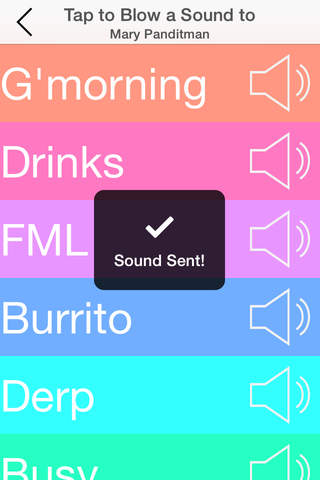 Blow - Send Sounds to Your Friends screenshot 3