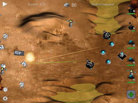 【免費遊戲App】Martian Defender Free-APP點子