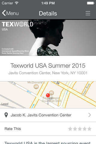 Texworld USA screenshot 2