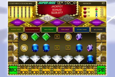 Super Reel Gem Drop (Match 3+Slots) screenshot 2