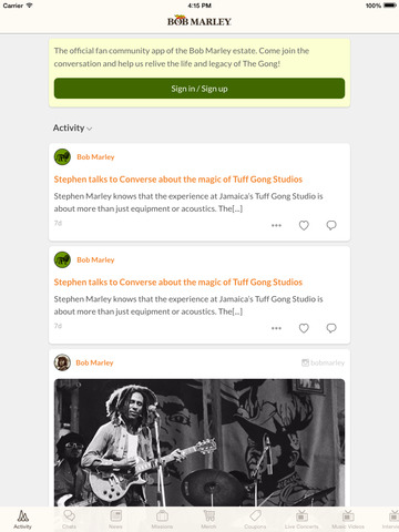 免費下載社交APP|Bob Marley - Official fan community app開箱文|APP開箱王
