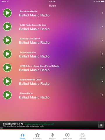 【免費娛樂App】Ballad Music Radio Recorder-APP點子