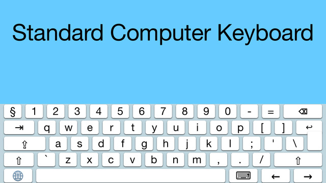 Standard Computer Keyboard