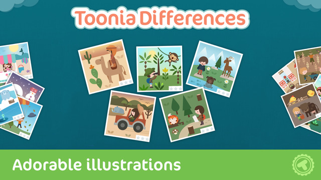 【免費教育App】Toonia Differences - “Spot the Difference” Game for Kids & Parents-APP點子