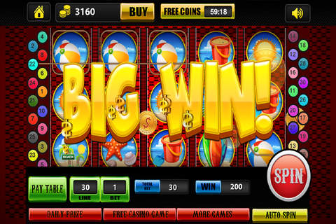Alisa's Beach Vacation Slots Casino - Play Lucky Journey Slot Machines 2 Bingo Games Free screenshot 2