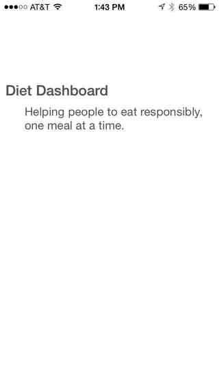 Diet Dashboard